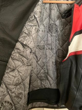 Cazadora vintage moto mujer cuero