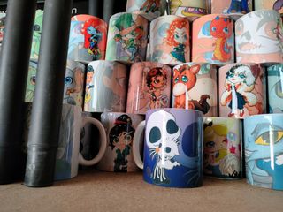 tazas con ilustraciones Disney