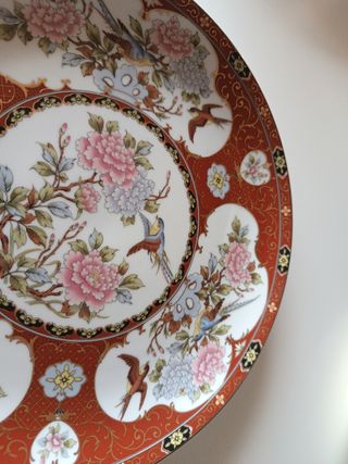 Plato Imari Made in Japan 26 cm diámetro