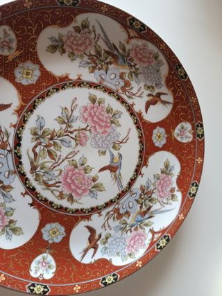 Plato Imari Made in Japan 26 cm diámetro
