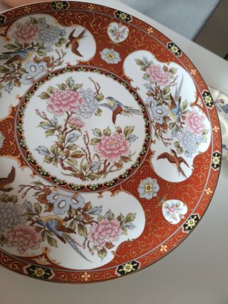 Plato Imari Made in Japan 26 cm diámetro