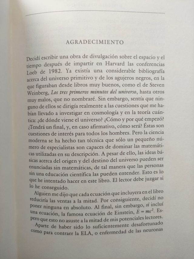 Historia del tiempo - Stephen W. Hawking