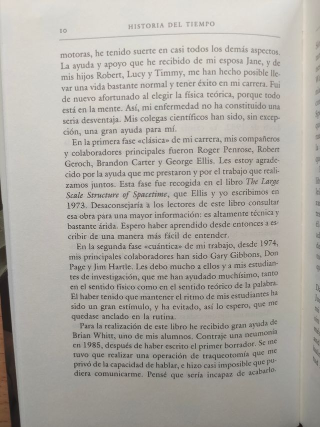 Historia del tiempo - Stephen W. Hawking