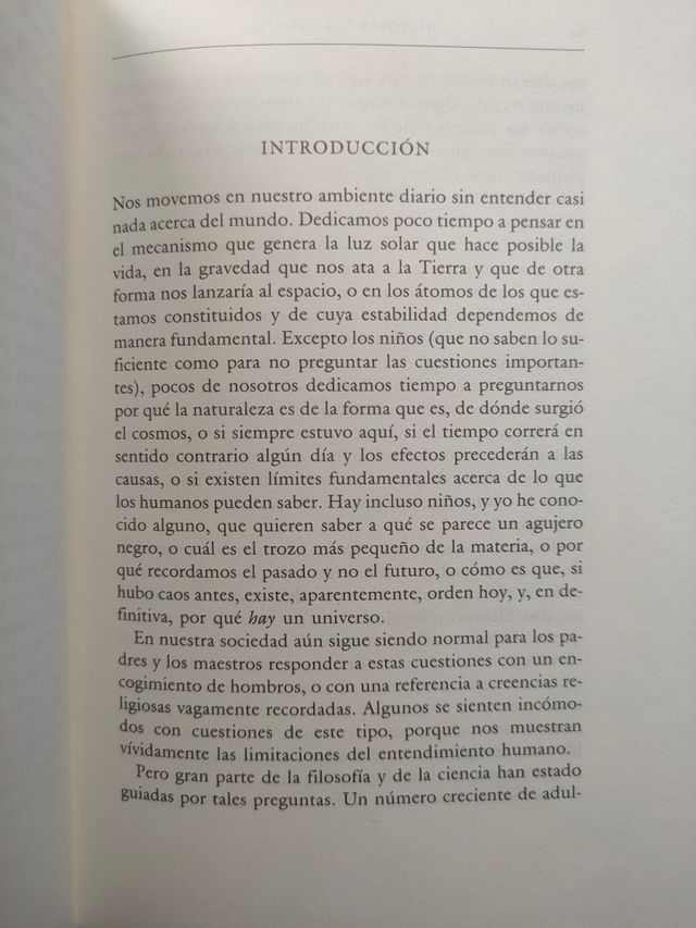 Historia del tiempo - Stephen W. Hawking
