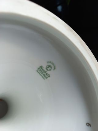 Frutero plato tarta orcelana Bohemia