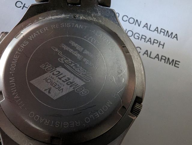 Reloj Viceroy crono y alarma titanio