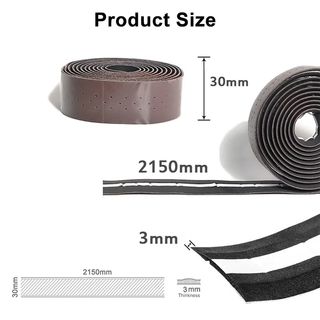 CINTA MANILLAR CARRETERA TEXTURA CUERO