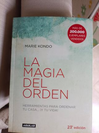 "La magia del orden" 200.000 ejemplares vendidos