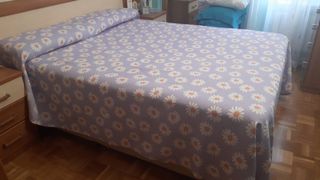 colcha de piqué margaritas