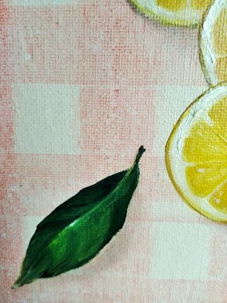 Cuadro óleo limones