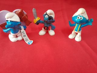 6 PUFFI DA COLLEZIONE SMURF PEYO