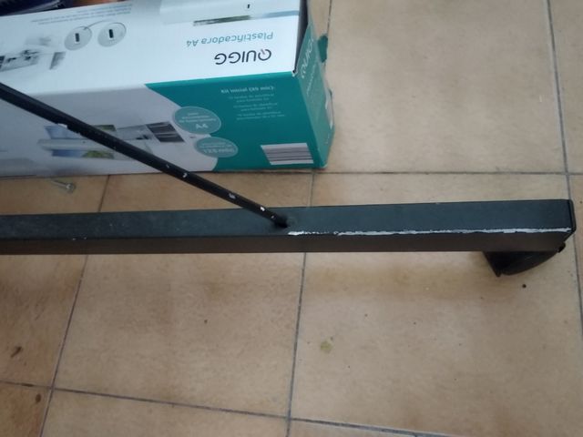 Escritorio de cristal