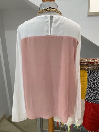 blusa XL shein un uso lentejuelas y gasa