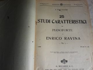 ANTIGUO LIBRO DE PARTITURAS DE PIANO. EDIT. RICORD