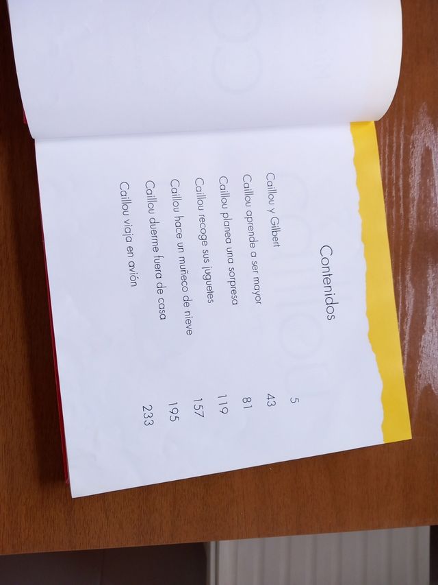 Libro de Caillou.Como nuevo en perfecto estado.