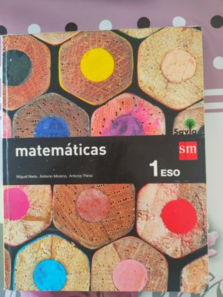 Libro de texto ( Matemáticas)
