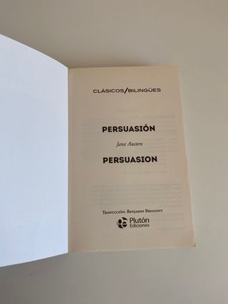 Persuasión - Jane Austen (Bilingüe)