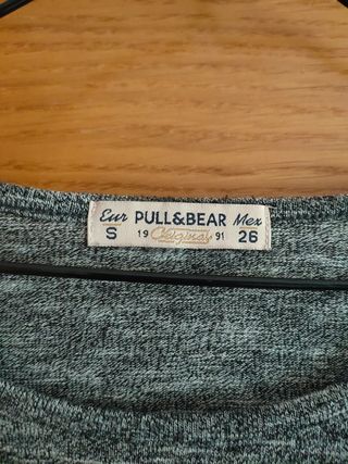 Camiseta Gris Mangas Cuero