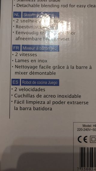 Batidora 3 en 1
