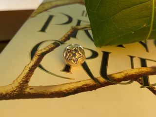 Clip con pietre azzurre pandora