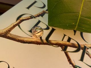 Clip con pietre azzurre pandora