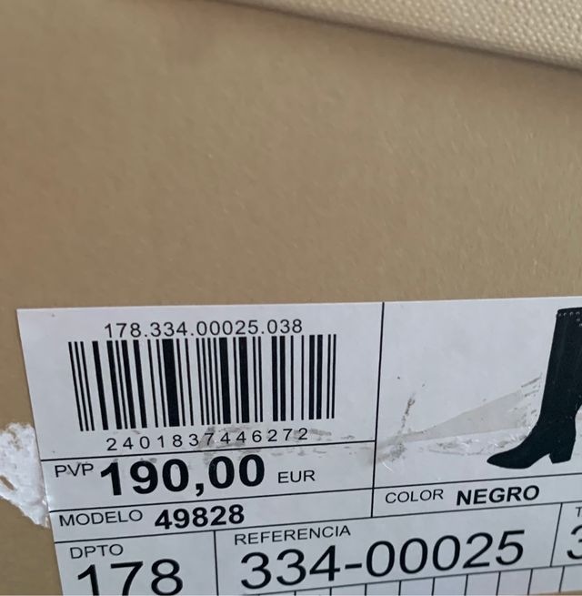 botas 100% cuero LATOUCHE