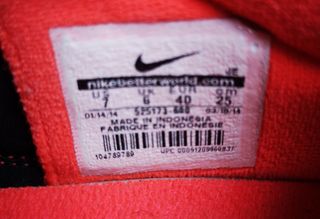 Zapatillas Nike fútbol naranjas