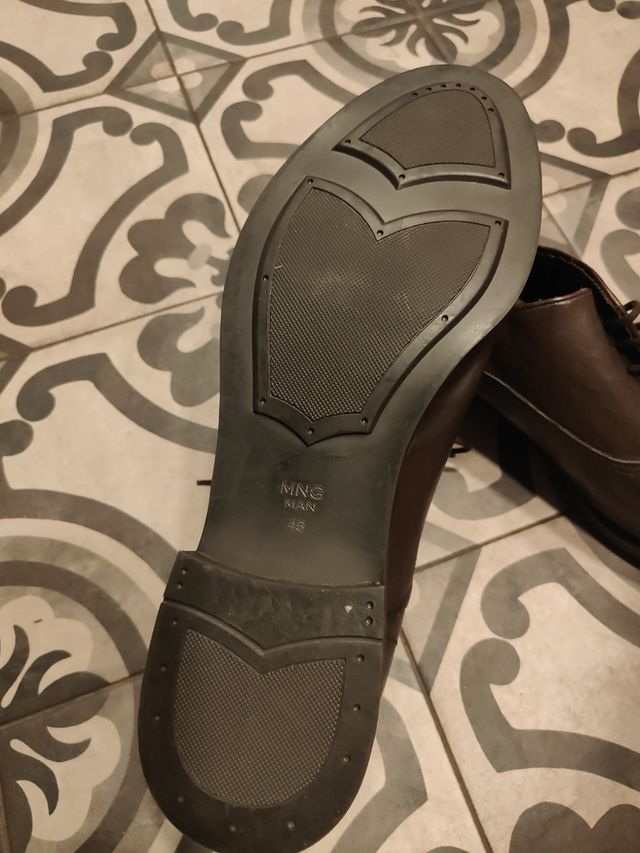 Zapatos hombre Mango, Cuero, nuevo