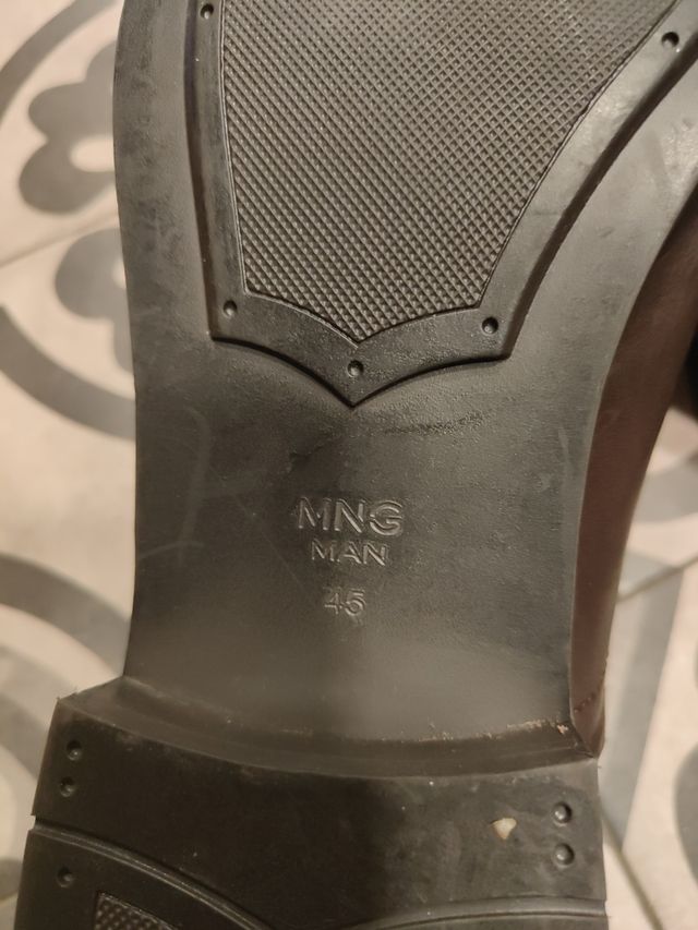 Zapatos hombre Mango, Cuero, nuevo