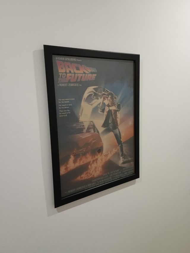 Cuadro decorativo regreso al futuro