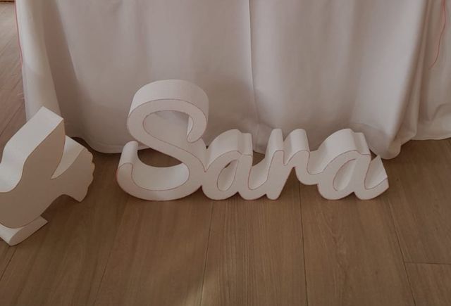 Letras de corcho "Sara"