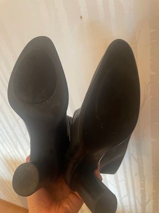 Botas altas de piel 