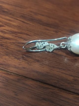 Pendientes Plata 925 y Perla