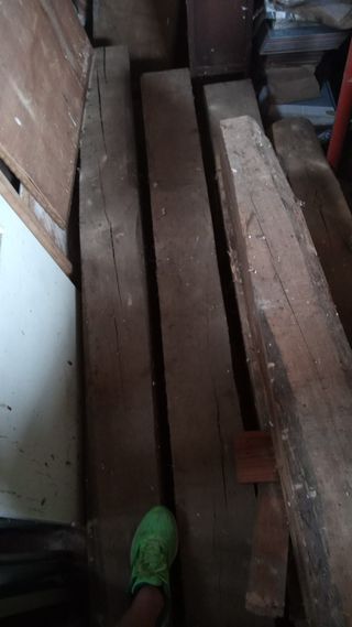 Vigas de madera de  roble 