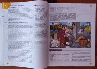 Libro Religión Católica 1° ESO Anaya