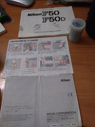 Nikon F50, funda y objetivo 35-80mm