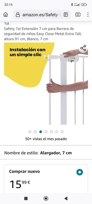 REBAJAS EXTENSIÓN DE BARRERA SEGURIDAD NIÑOS SAFET