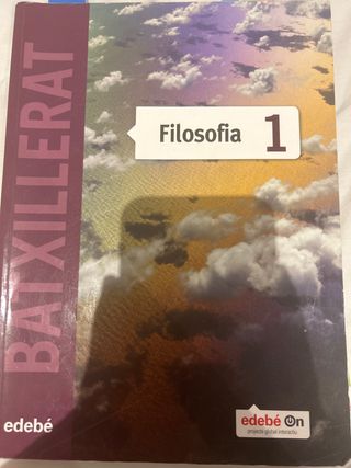 libro filosofia 1 bachillerato edebé