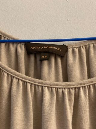 vestido de punto y antelina Adolfo Dominguez