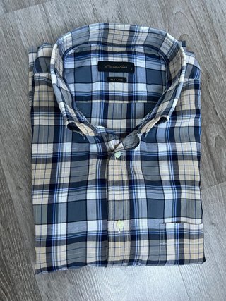 camisa de cuadros. El Corte Ingles