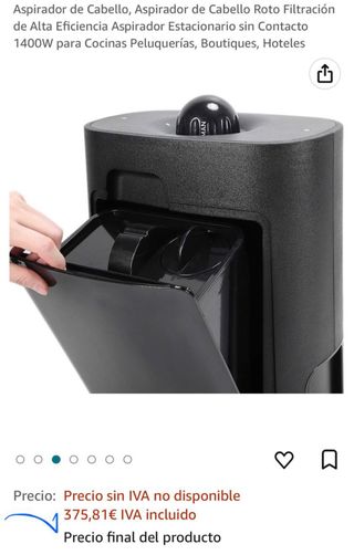 Aspirador de Cabello (Peluqueria & Barberia)