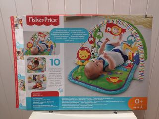 GIMNASIO bebe Fisher Price + Zorrito musical Rojo