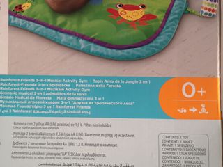 GIMNASIO bebe Fisher Price + Zorrito musical Rojo