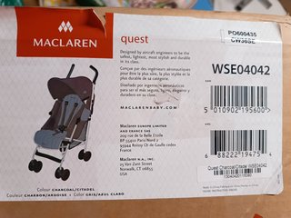 Silla de paseo Marca McLaren azul