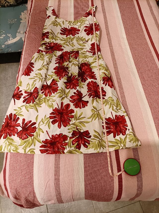 Vestito estivo a fiori taglia S