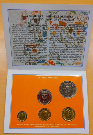 Carteira moedas BNC 1988