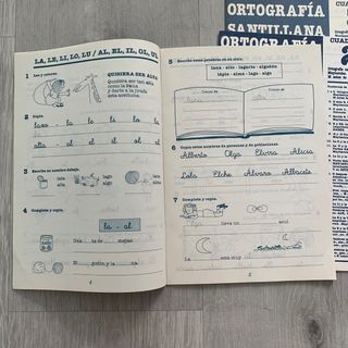 Cuaderno o libreta de ortografía. Santillana 1983