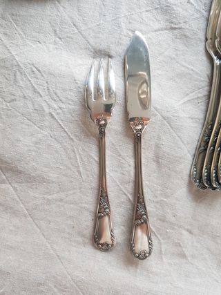 6 CUBIERTOS PESCADO FILIAL CHRISTOFLE