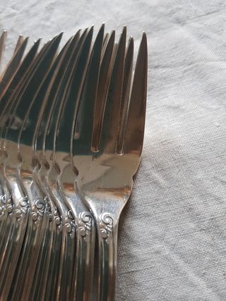 6 CUBIERTOS PESCADO FILIAL CHRISTOFLE