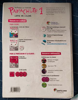 Libro francés Parachute 1